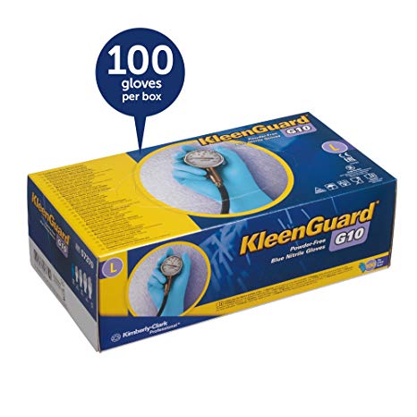 Guante Nitrilo Azul G10 Talla L Caja 100 Unidades Kleenguard Kimberly Clark  - Distribuidora Manzano